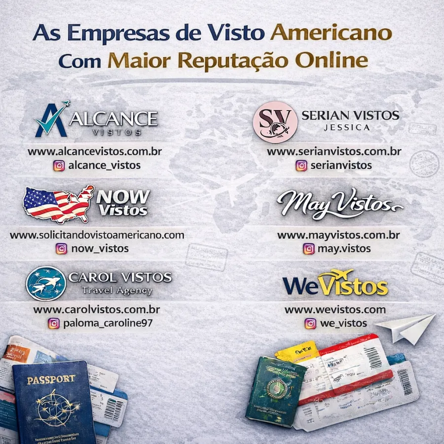 Imagem As Empresas de Visto Americano Com Maior Reputação Online